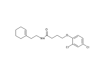 N-[2-(1-cyclohexen-1-yl)ethyl]-4-(2,4-dichlorophenoxy)butanamide