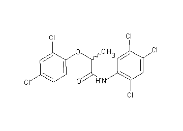 2-(2,4-dichlorophenoxy)-N-(2,4,5-trichlorophenyl)propanamide
