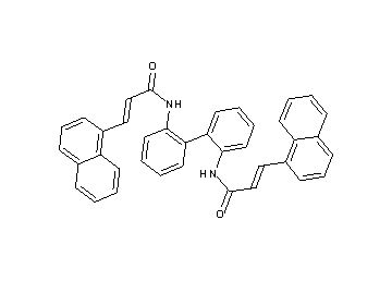 N,N'-2,2'-biphenyldiylbis[3-(1-naphthyl)acrylamide]