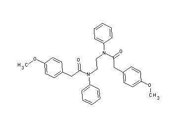N,N'-1,2-ethanediylbis[2-(4-methoxyphenyl)-N-phenylacetamide]