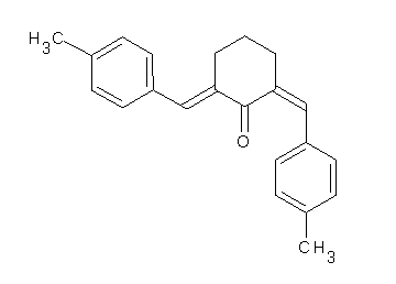 2,6-bis(4-methylbenzylidene)cyclohexanone