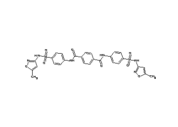 N,N'-bis(4-{[(5-methyl-3-isoxazolyl)amino]sulfonyl}phenyl)terephthalamide - Click Image to Close