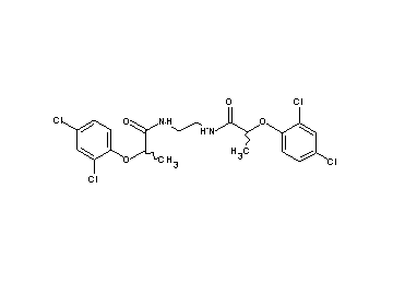 N,N'-1,2-ethanediylbis[2-(2,4-dichlorophenoxy)propanamide]