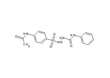 2-{[4-(acetylamino)phenyl]sulfonyl}-N-phenylhydrazinecarboxamide