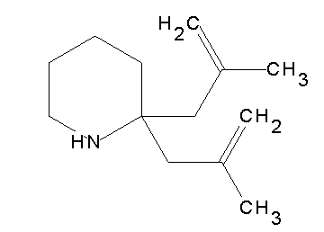 2,2-bis(2-methyl-2-propen-1-yl)piperidine 2,2-bis(2-methyl-2-propen-1-yl)piperidine