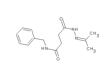 N-benzyl-4-[2-(1-methylethylidene)hydrazino]-4-oxobutanamide