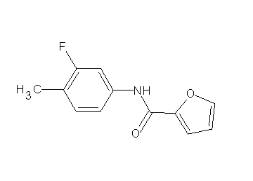 N-(3-fluoro-4-methylphenyl)-2-furamide - Click Image to Close