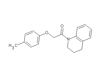 1-[(4-methylphenoxy)acetyl]-1,2,3,4-tetrahydroquinoline - Click Image to Close