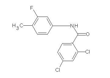 2,4-dichloro-N-(3-fluoro-4-methylphenyl)benzamide - Click Image to Close