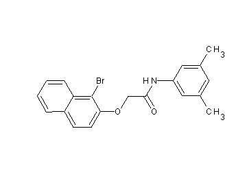 2-[(1-bromo-2-naphthyl)oxy]-N-(3,5-dimethylphenyl)acetamide