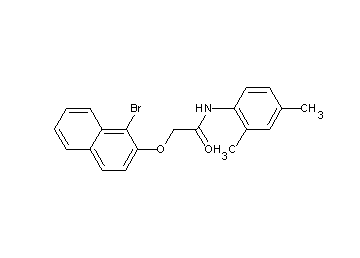 2-[(1-bromo-2-naphthyl)oxy]-N-(2,4-dimethylphenyl)acetamide