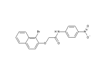 2-[(1-bromo-2-naphthyl)oxy]-N-(4-nitrophenyl)acetamide