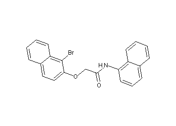 2-[(1-bromo-2-naphthyl)oxy]-N-1-naphthylacetamide