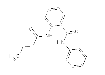 2-(butyrylamino)-N-phenylbenzamide 2-(butyrylamino)-N-phenylbenzamide