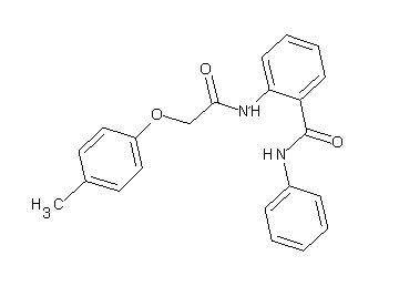 2-{[(4-methylphenoxy)acetyl]amino}-N-phenylbenzamide