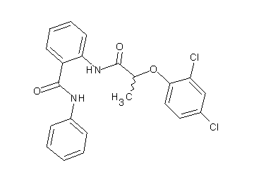2-{[2-(2,4-dichlorophenoxy)propanoyl]amino}-N-phenylbenzamide