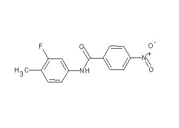 N-(3-fluoro-4-methylphenyl)-4-nitrobenzamide - Click Image to Close