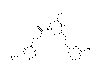 N,N'-1,2-propanediylbis[2-(3-methylphenoxy)acetamide] - Click Image to Close