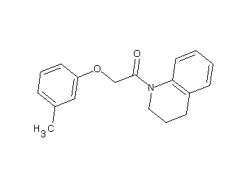 1-[(3-methylphenoxy)acetyl]-1,2,3,4-tetrahydroquinoline - Click Image to Close