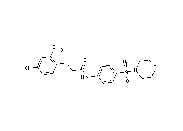 2-(4-chloro-2-methylphenoxy)-N-[4-(4-morpholinylsulfonyl)phenyl]acetamide