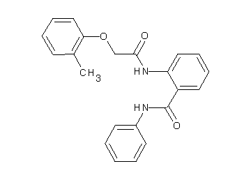 2-{[(2-methylphenoxy)acetyl]amino}-N-phenylbenzamide