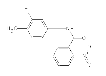 N-(3-fluoro-4-methylphenyl)-2-nitrobenzamide - Click Image to Close