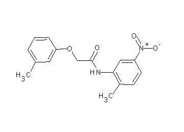 N-(2-methyl-5-nitrophenyl)-2-(3-methylphenoxy)acetamide - Click Image to Close