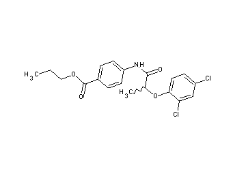 propyl 4-{[2-(2,4-dichlorophenoxy)propanoyl]amino}benzoate