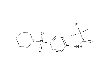 2,2,2-trifluoro-N-[4-(4-morpholinylsulfonyl)phenyl]acetamide