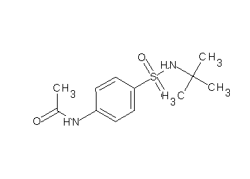 N-{4-[(tert-butylamino)sulfonyl]phenyl}acetamide
