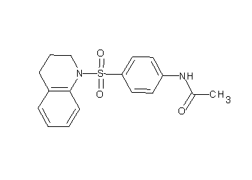 N-[4-(3,4-dihydro-1(2H)-quinolinylsulfonyl)phenyl]acetamide