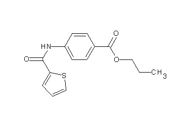 propyl 4-[(2-thienylcarbonyl)amino]benzoate - Click Image to Close