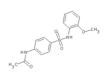 N-(4-{[(2-methoxyphenyl)amino]sulfonyl}phenyl)acetamide