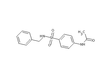 N-{4-[(benzylamino)sulfonyl]phenyl}acetamide