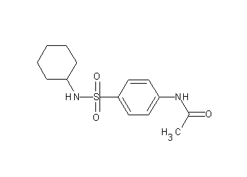 N-{4-[(cyclohexylamino)sulfonyl]phenyl}acetamide - Click Image to Close