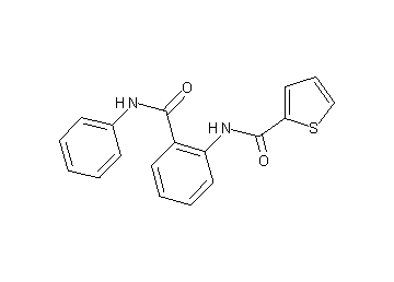 N-[2-(anilinocarbonyl)phenyl]-2-thiophenecarboxamide - Click Image to Close
