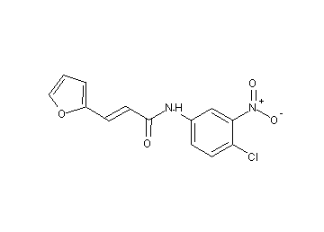 N-(4-chloro-3-nitrophenyl)-3-(2-furyl)acrylamide