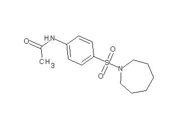 N-[4-(1-azepanylsulfonyl)phenyl]acetamide