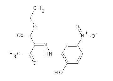 ethyl 2-[(2-hydroxy-5-nitrophenyl)hydrazono]-3-oxobutanoate