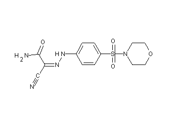 2-cyano-2-{[4-(4-morpholinylsulfonyl)phenyl]hydrazono}acetamide - Click Image to Close