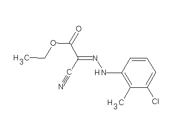 ethyl [(3-chloro-2-methylphenyl)hydrazono](cyano)acetate