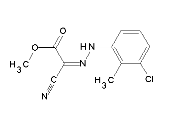 methyl [(3-chloro-2-methylphenyl)hydrazono](cyano)acetate