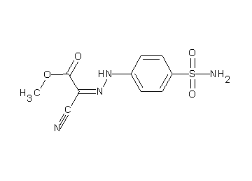 methyl {[4-(aminosulfonyl)phenyl]hydrazono}(cyano)acetate