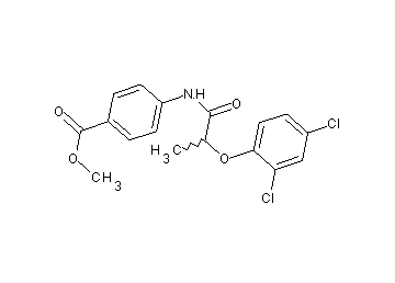 methyl 4-{[2-(2,4-dichlorophenoxy)propanoyl]amino}benzoate