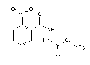 methyl 2-(2-nitrobenzoyl)hydrazinecarboxylate