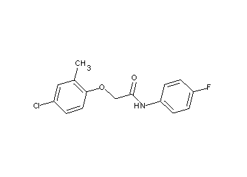 2-(4-chloro-2-methylphenoxy)-N-(4-fluorophenyl)acetamide