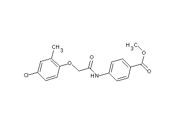 methyl 4-{[(4-chloro-2-methylphenoxy)acetyl]amino}benzoate - Click Image to Close