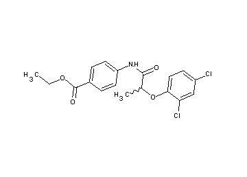 ethyl 4-{[2-(2,4-dichlorophenoxy)propanoyl]amino}benzoate - Click Image to Close