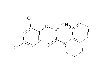1-[2-(2,4-dichlorophenoxy)propanoyl]-1,2,3,4-tetrahydroquinoline