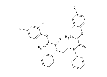 N,N'-1,2-ethanediylbis[2-(2,4-dichlorophenoxy)-N-phenylpropanamide]